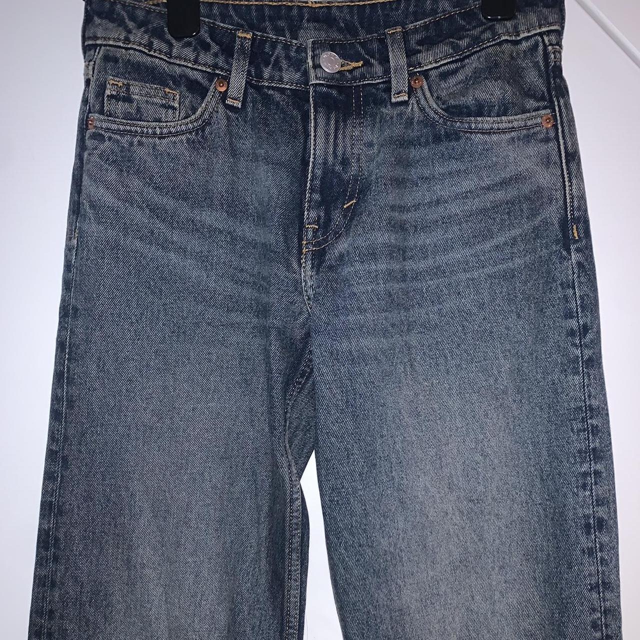 brand new baggy low rise monki jeans never worn but... - Depop