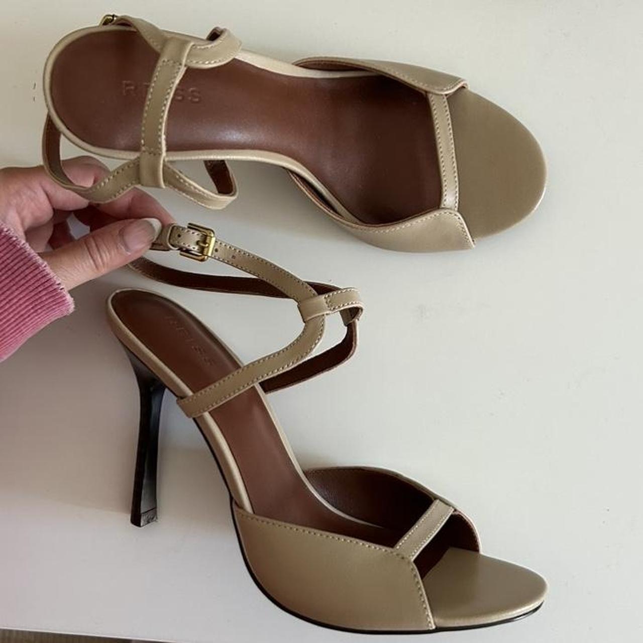 Reiss leather strappy heels Retail price £178 - Depop