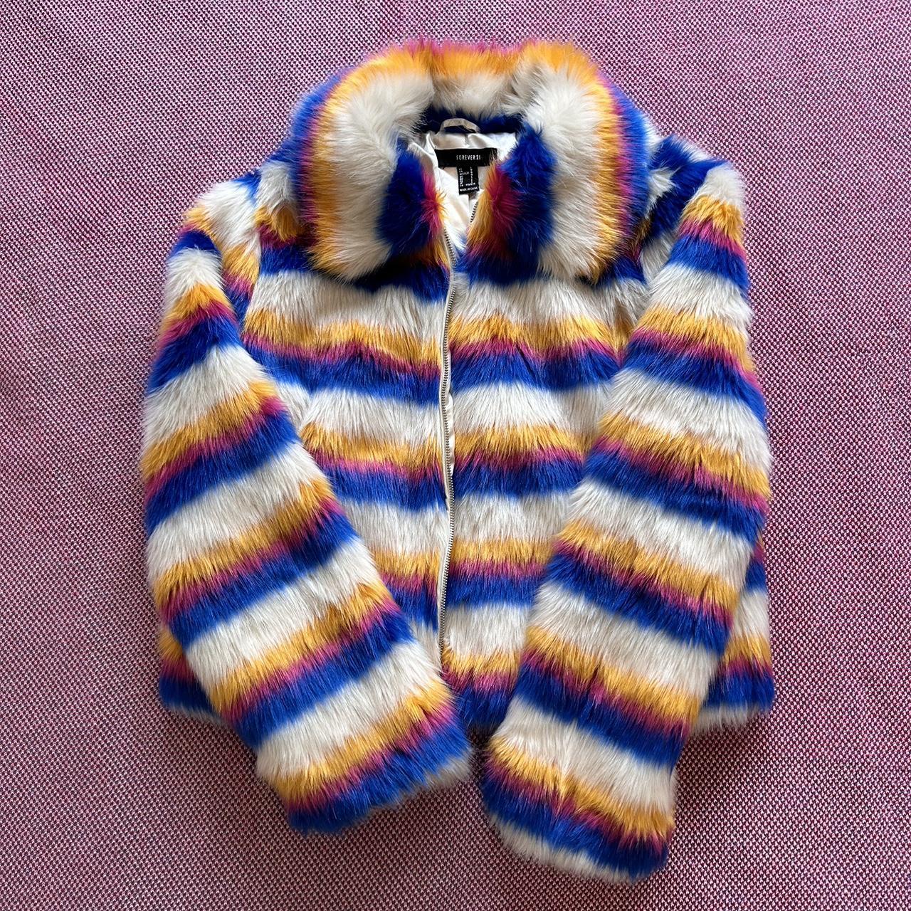 rainbow jacket forever 21