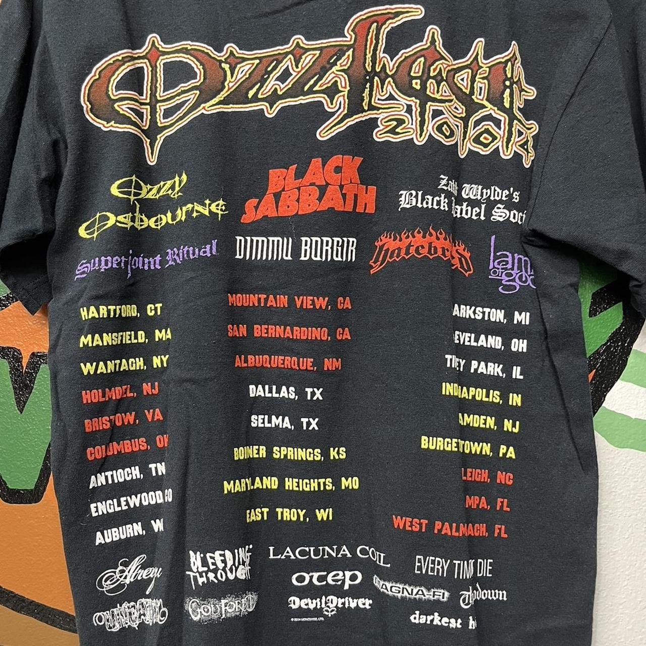 Ozzfest 2004 Tee Shirt Size Medium Depop