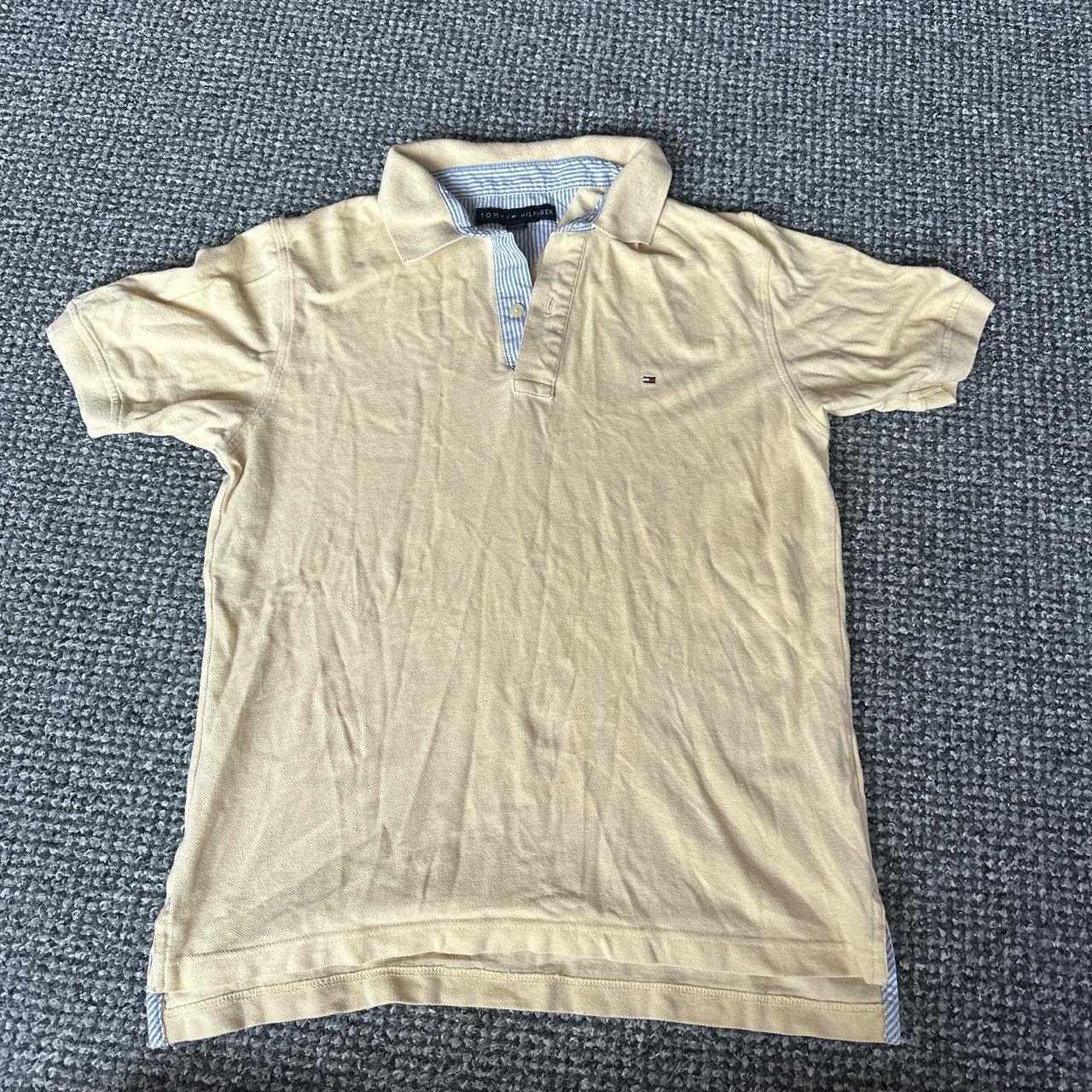 Tommy Hilfiger Men's Yellow Polo-shirts | Depop