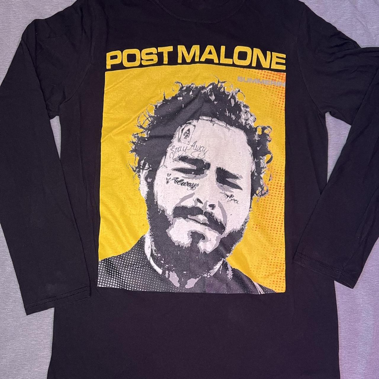 Long sleeve post malone shirt sale