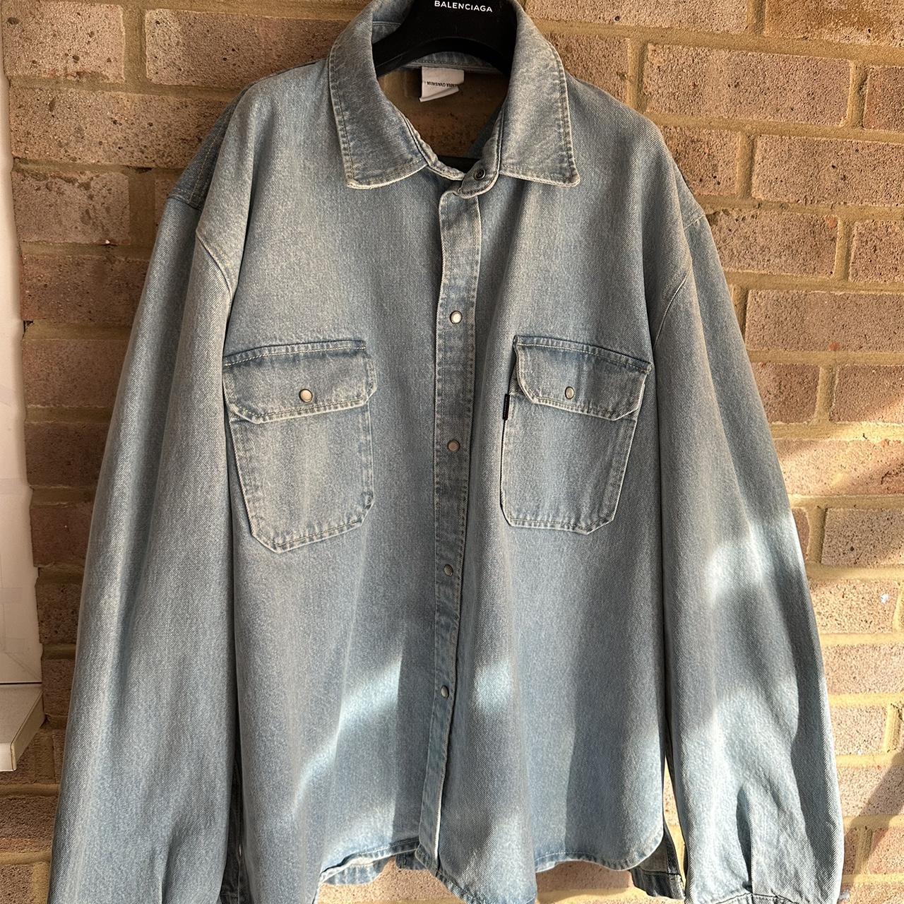 VETEMENTS x Levi double sided denim jacket,