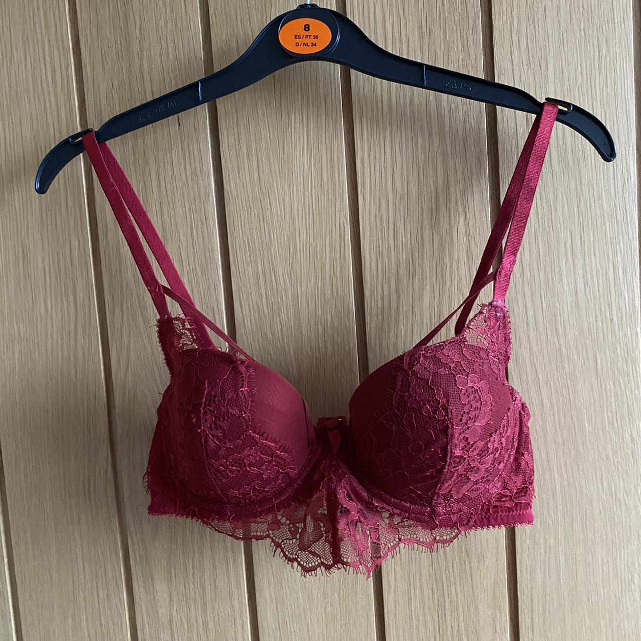 Ann Summers red lace bra size 34B. Really pretty and...