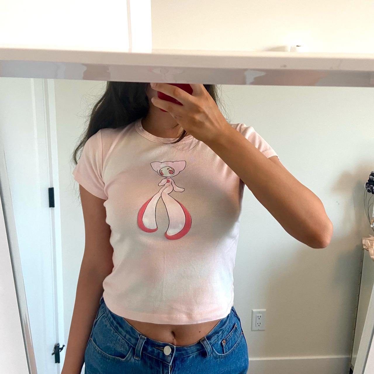 UNIF omiko baby tee cute baby pink tshirt. size... - Depop