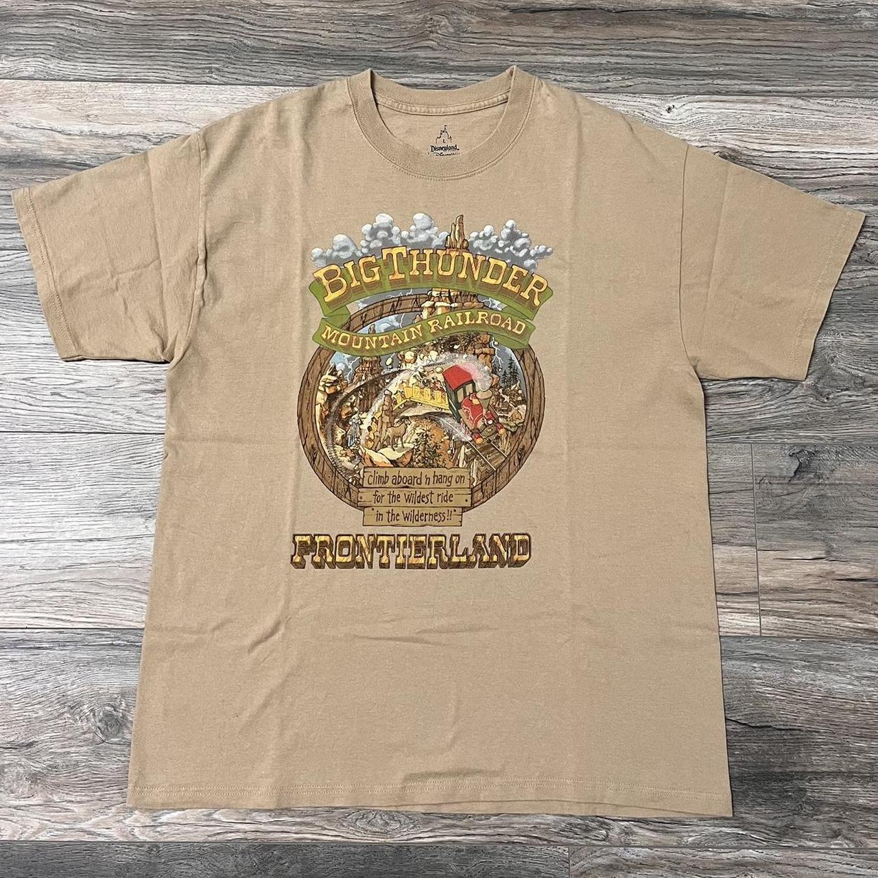 Disneyland Big Thunder Mountain T-Shirt Frontierland... - Depop