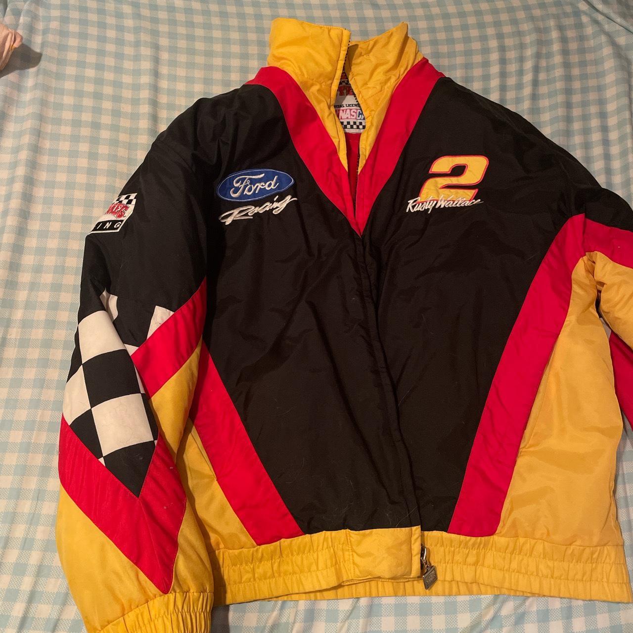 The coolest NASCAR jacket 💗 Fits like a large - XL!... - Depop
