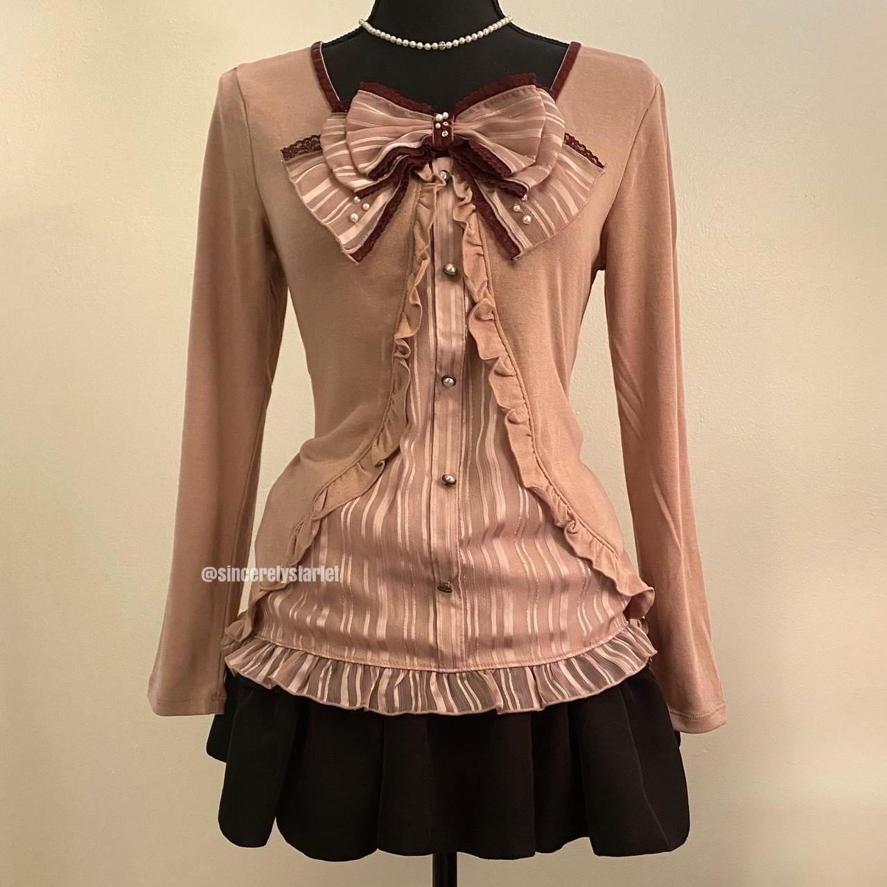 Axes Femme soft pink blouse One of the most darling... Depop