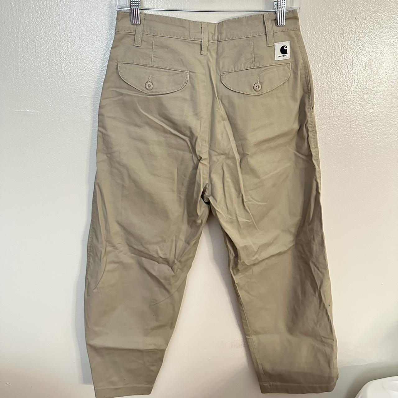 *BRAND NEW* CARHARTT KHAKI BAGGY PANTS item is... - Depop