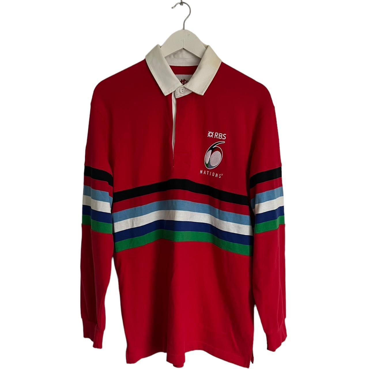 Vintage Cotton Traders White England Rugby Shirt | Depop