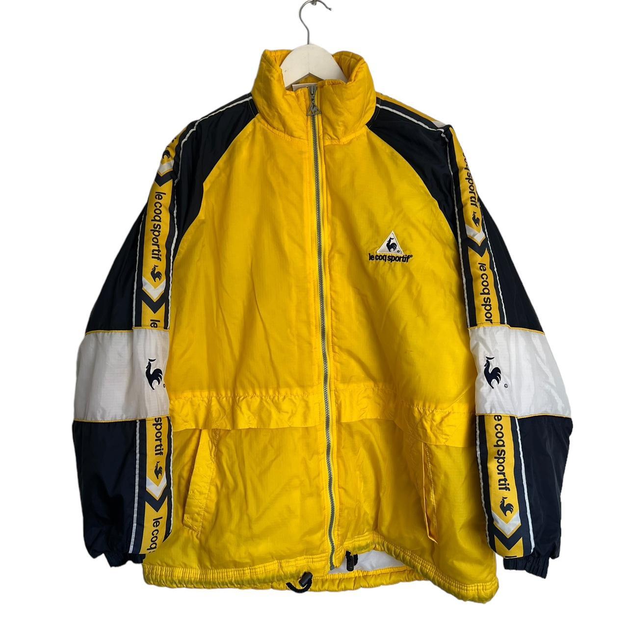 Vintage Le Coq Sportif Yellow Jacket Embroidered