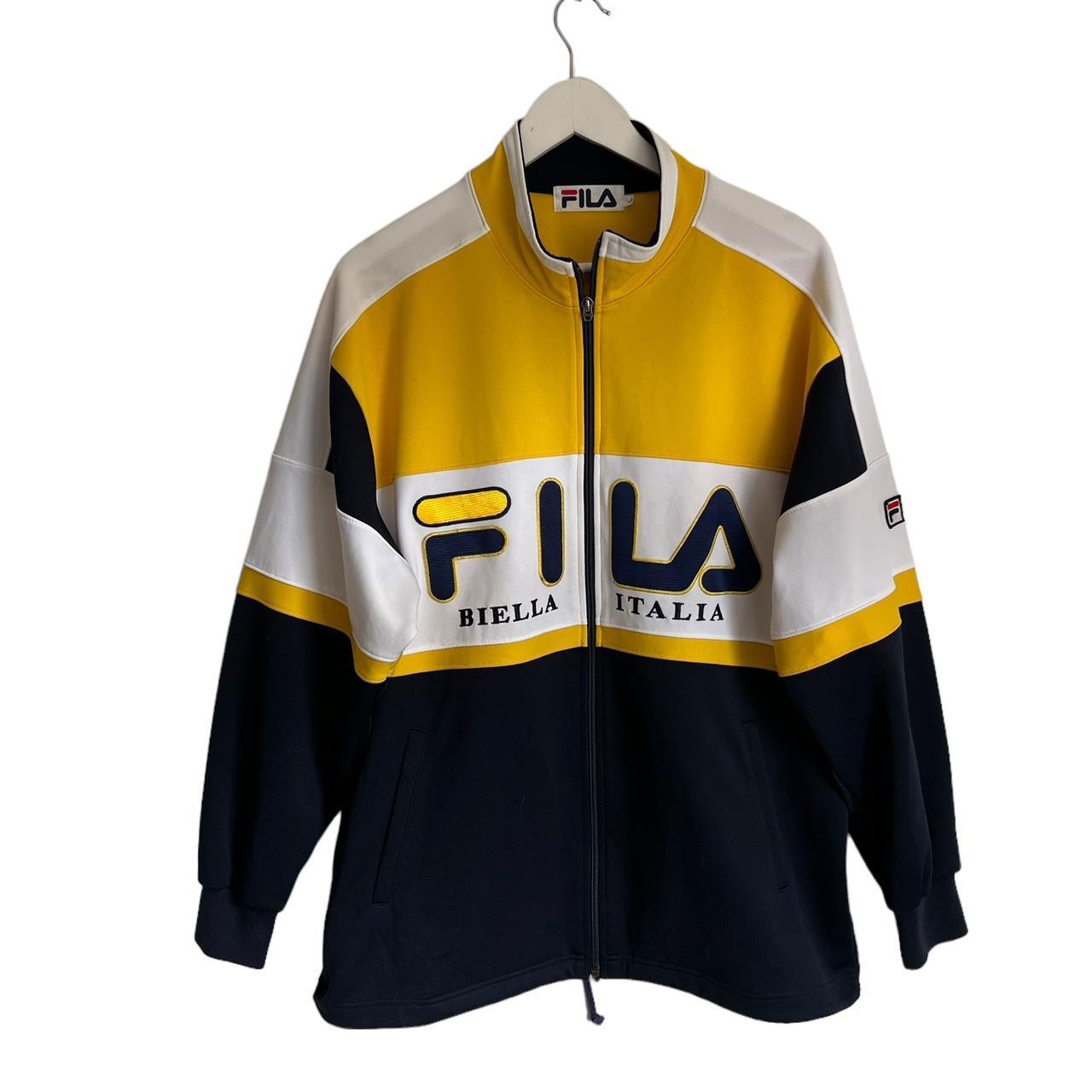 Vintage Retro Fila Biella Italia Full Zip Jacket