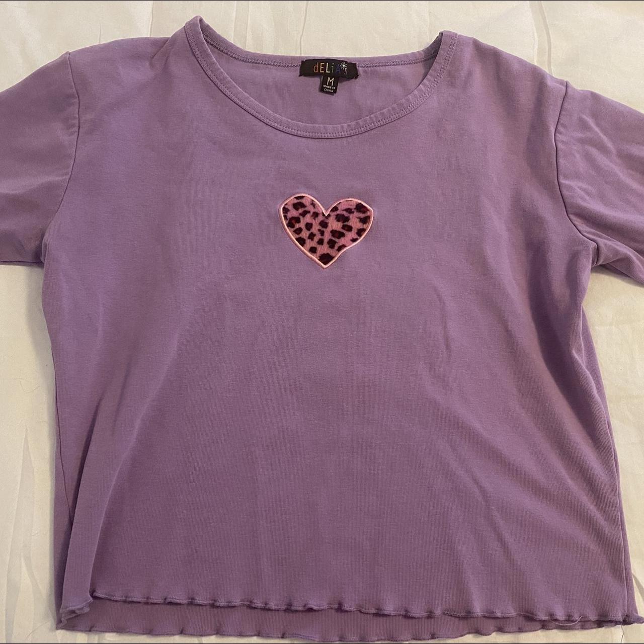 Delia's Women's Purple and Pink Shirt | Depop