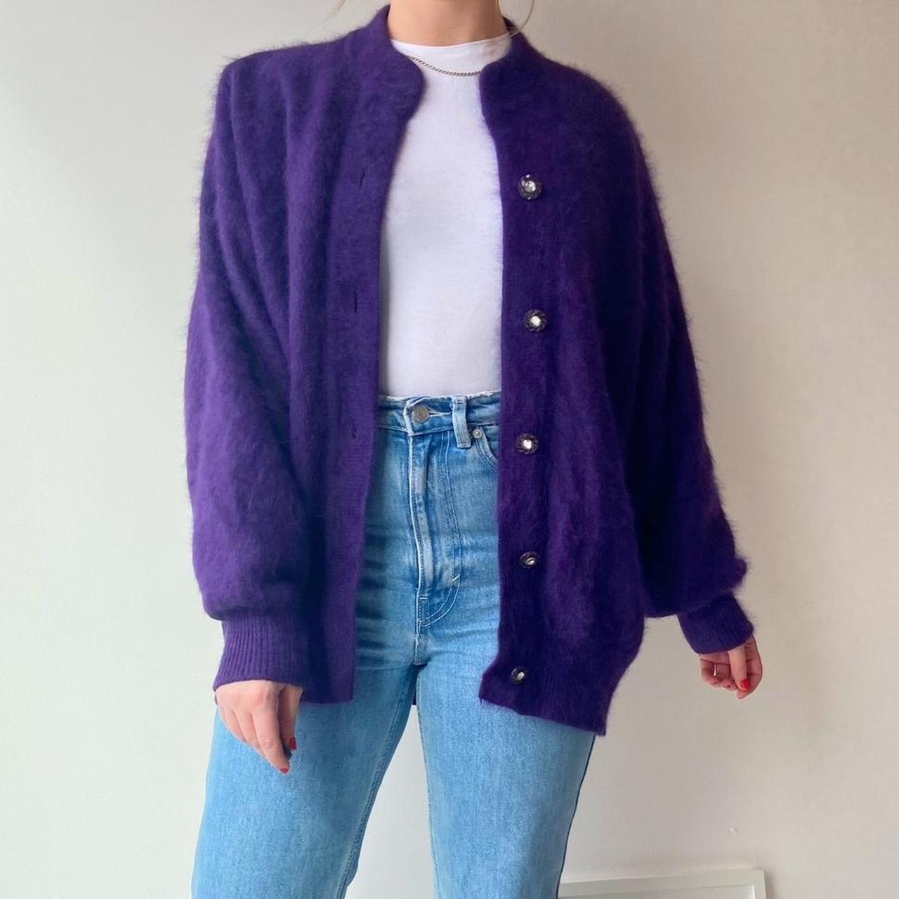 Women's Purple Cardigan | Depop