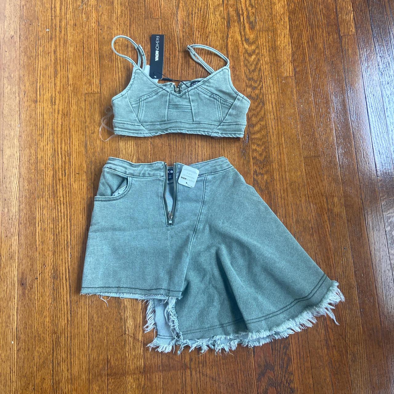 Fashion Nova XS, brand new 2 piece set with tags Depop