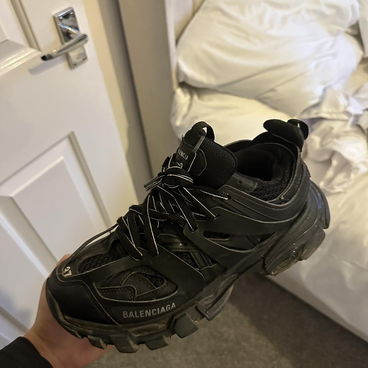 black balenciaga track women's