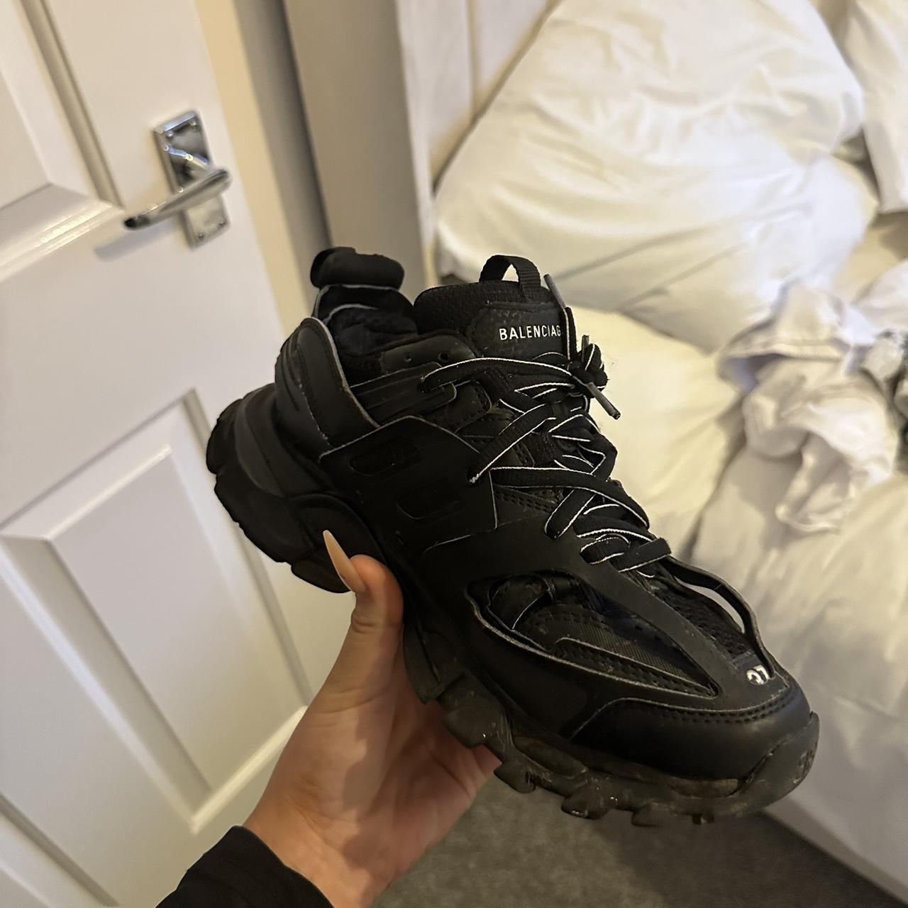 black balenciaga track women's