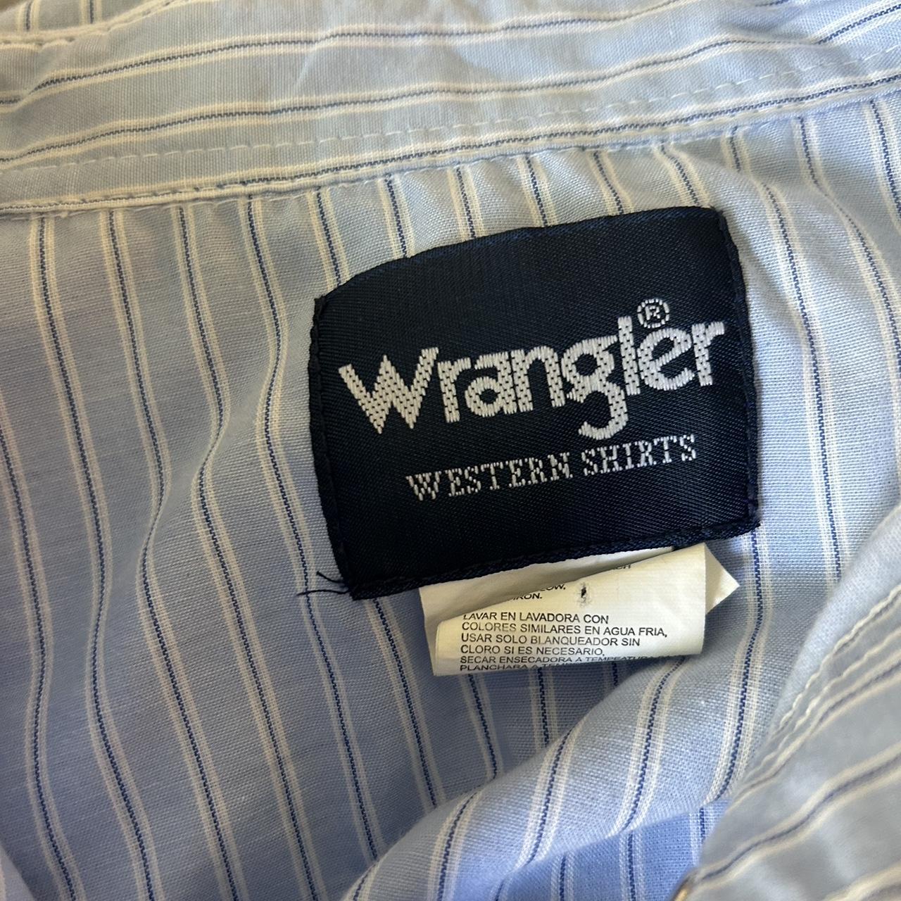 Vintage Wrangler western shirt / perfect condition /... - Depop