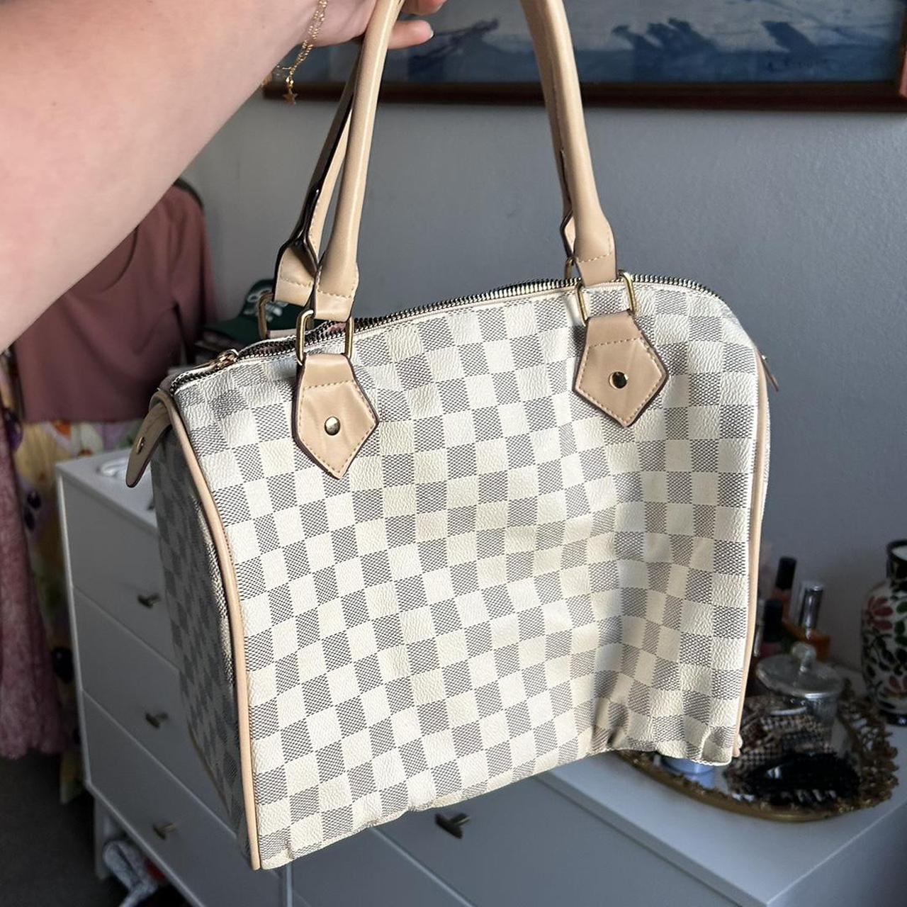 Louis Vuitton Handbag . Used but like new. Inside, - Depop