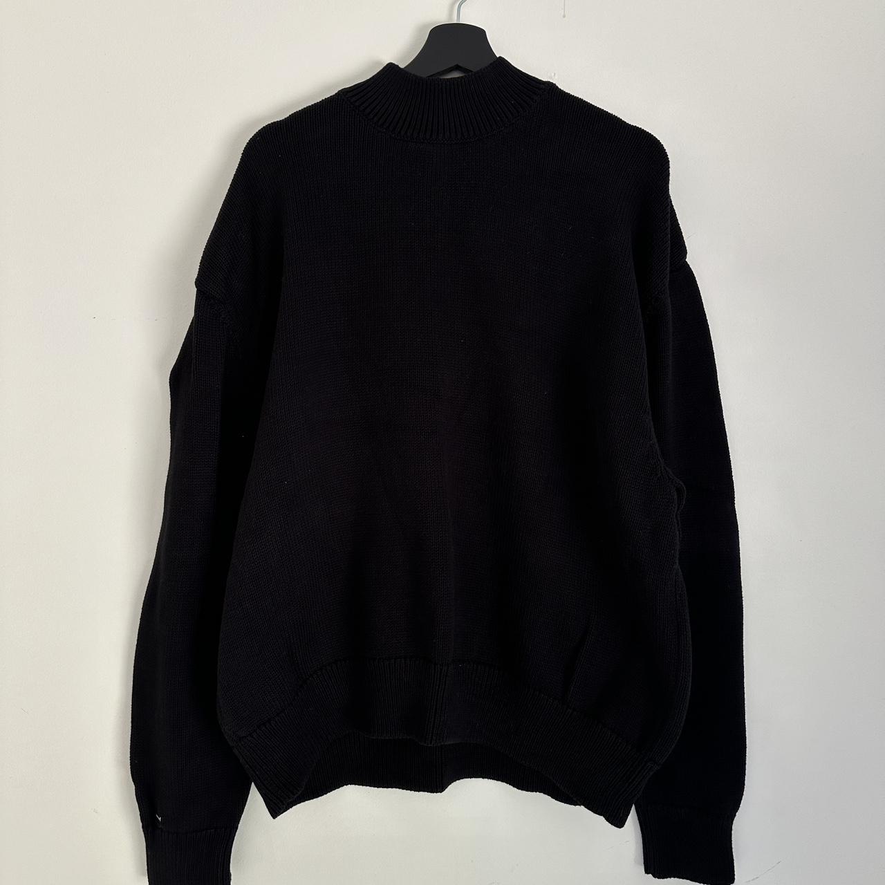 Eighty Five Clo - Knit Sweater Size - L Colour - Black - Depop