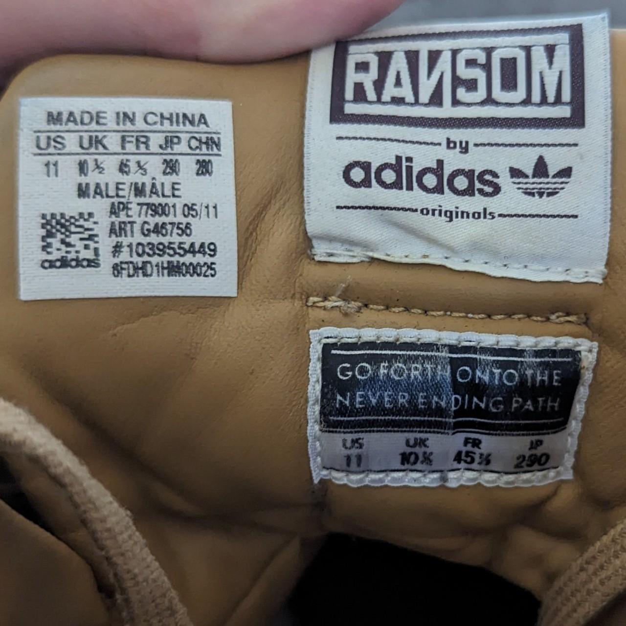 Ransom x Adidas Summit Boots Tan colour leather and... - Depop