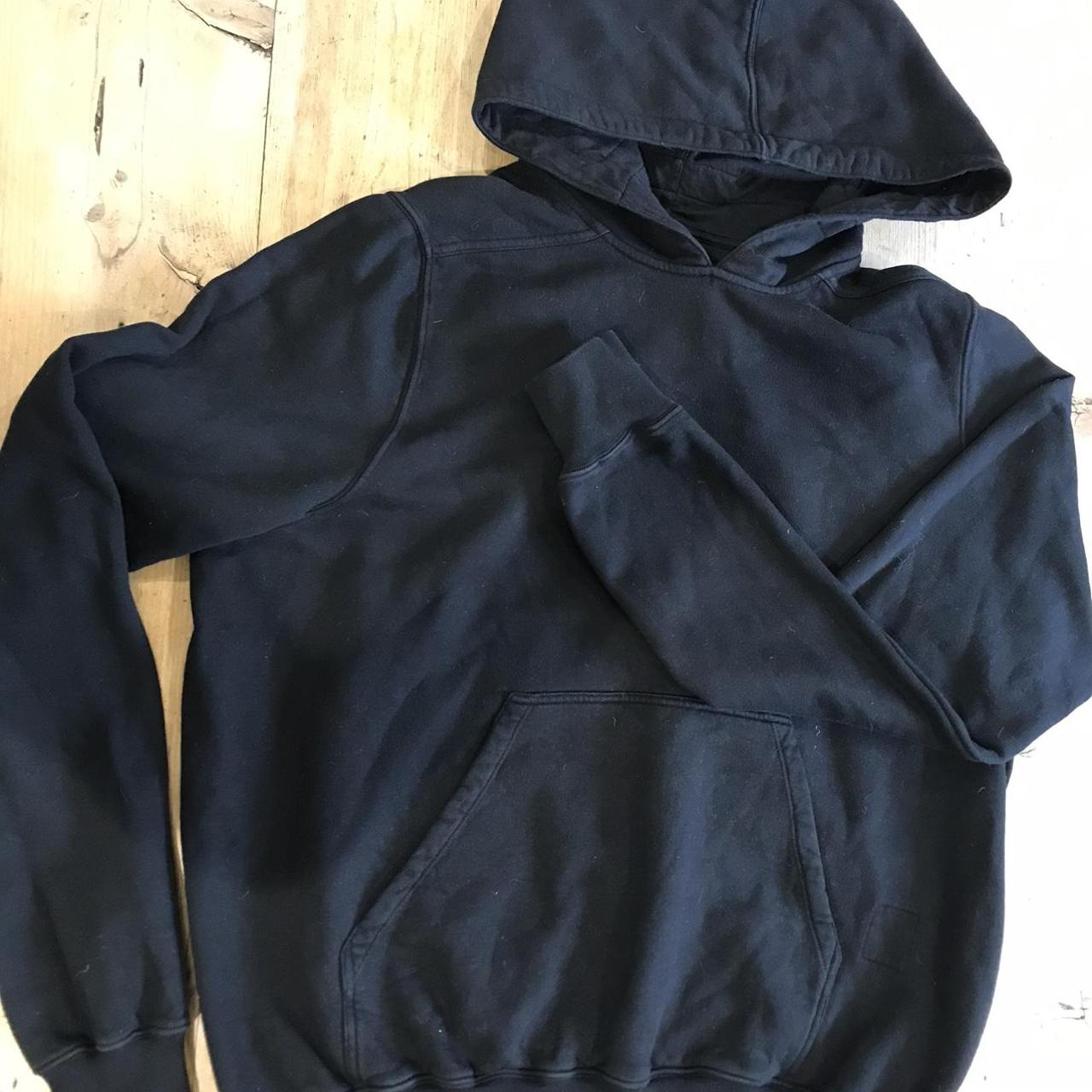 Black Rick Owens Hoodie size XL Gread condition... - Depop