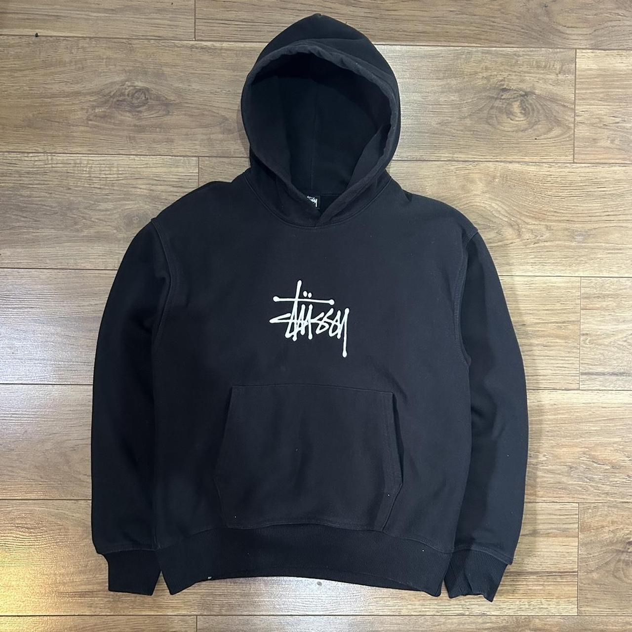【Stussy】 Dot Stamp Pigment Dyed Hoodie Black Stussy 8 Ball Pigment Dyed Zip Hoodie Black, 100% Authentic