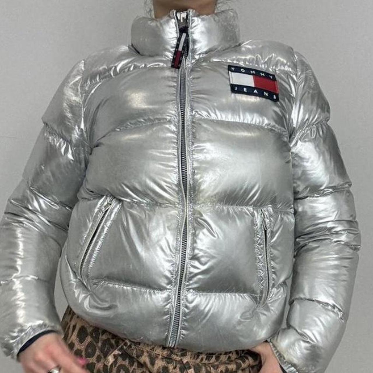 Silver tommy hilfiger coat online