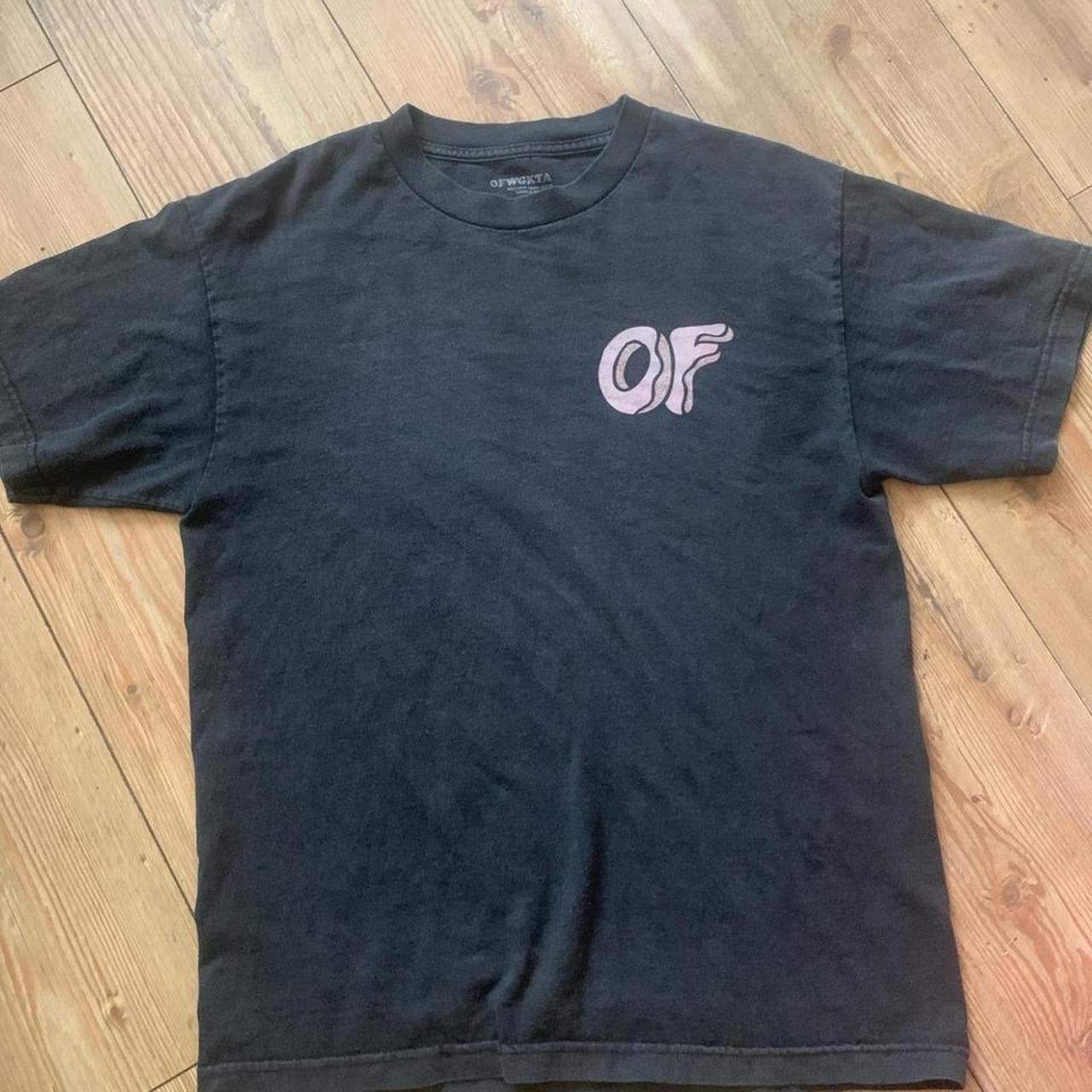 Odd Future Men's Black and Pink T-shirt | Depop