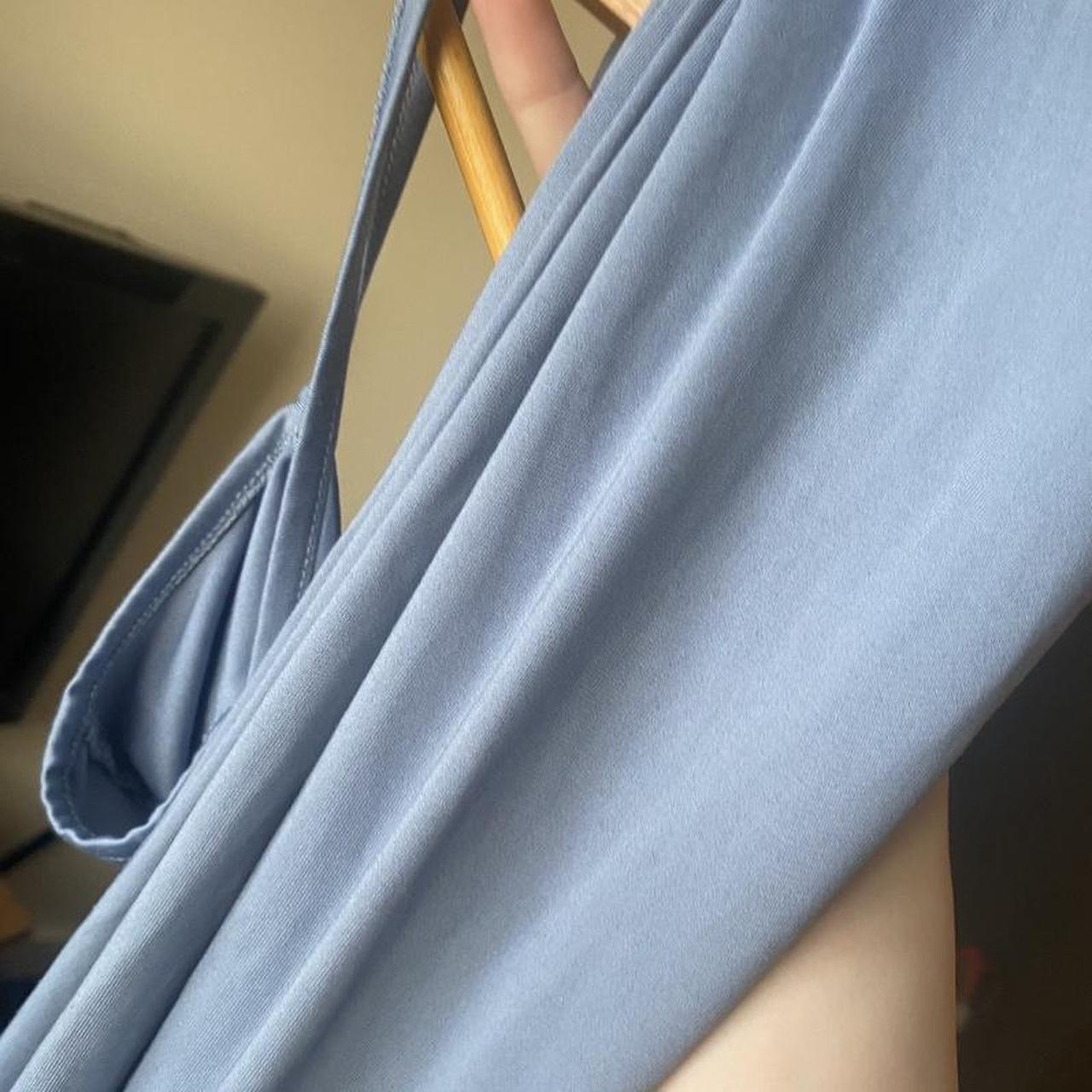 sky-blue-stretchy-dress-size-xs-similar-to-skims-depop