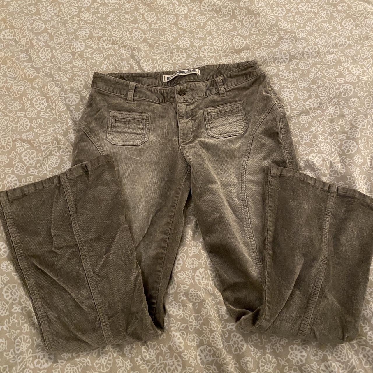 Free people velvet flare pants With cool swirly - Depop