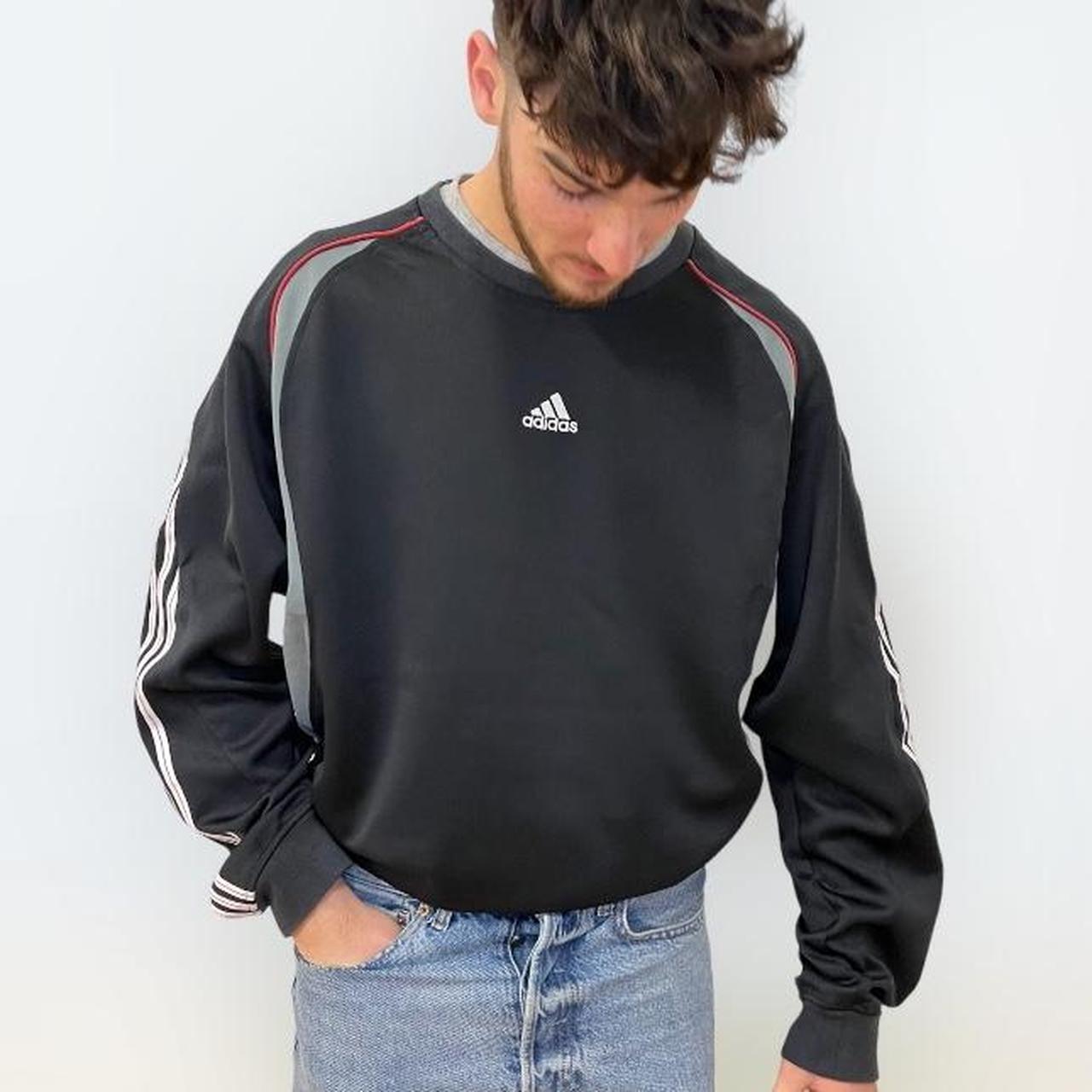 adidas vintage sweatshirt mens