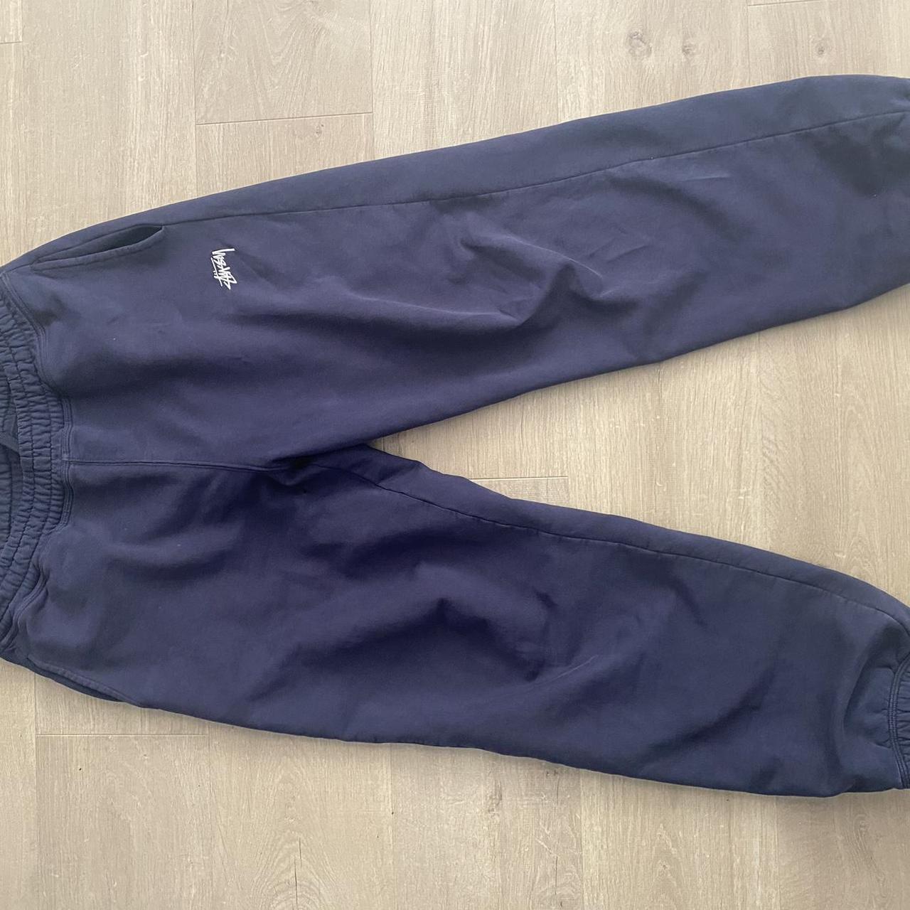 Stussy joggers Navy Used - good condition Size... - Depop