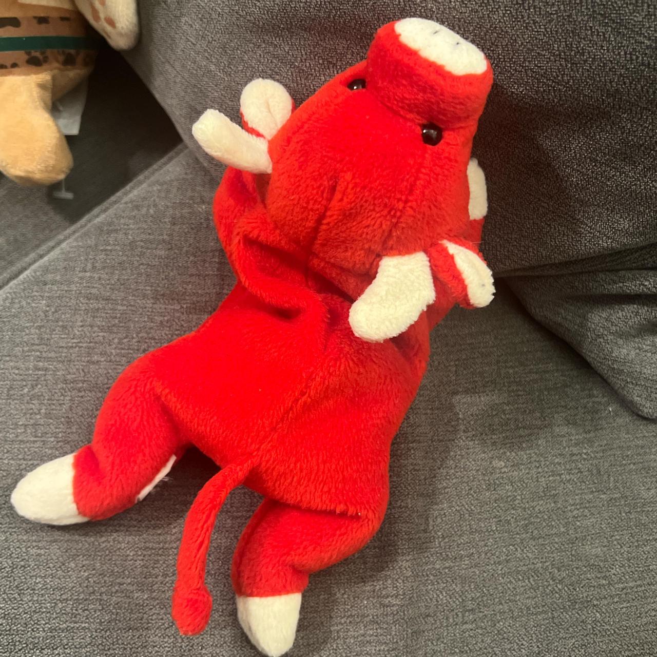 Ty original “Snort” red cow/ bull beanie 🐮 Great | Depop
