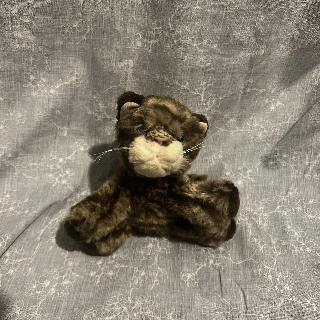 Brown tabby cat stuffed animal online