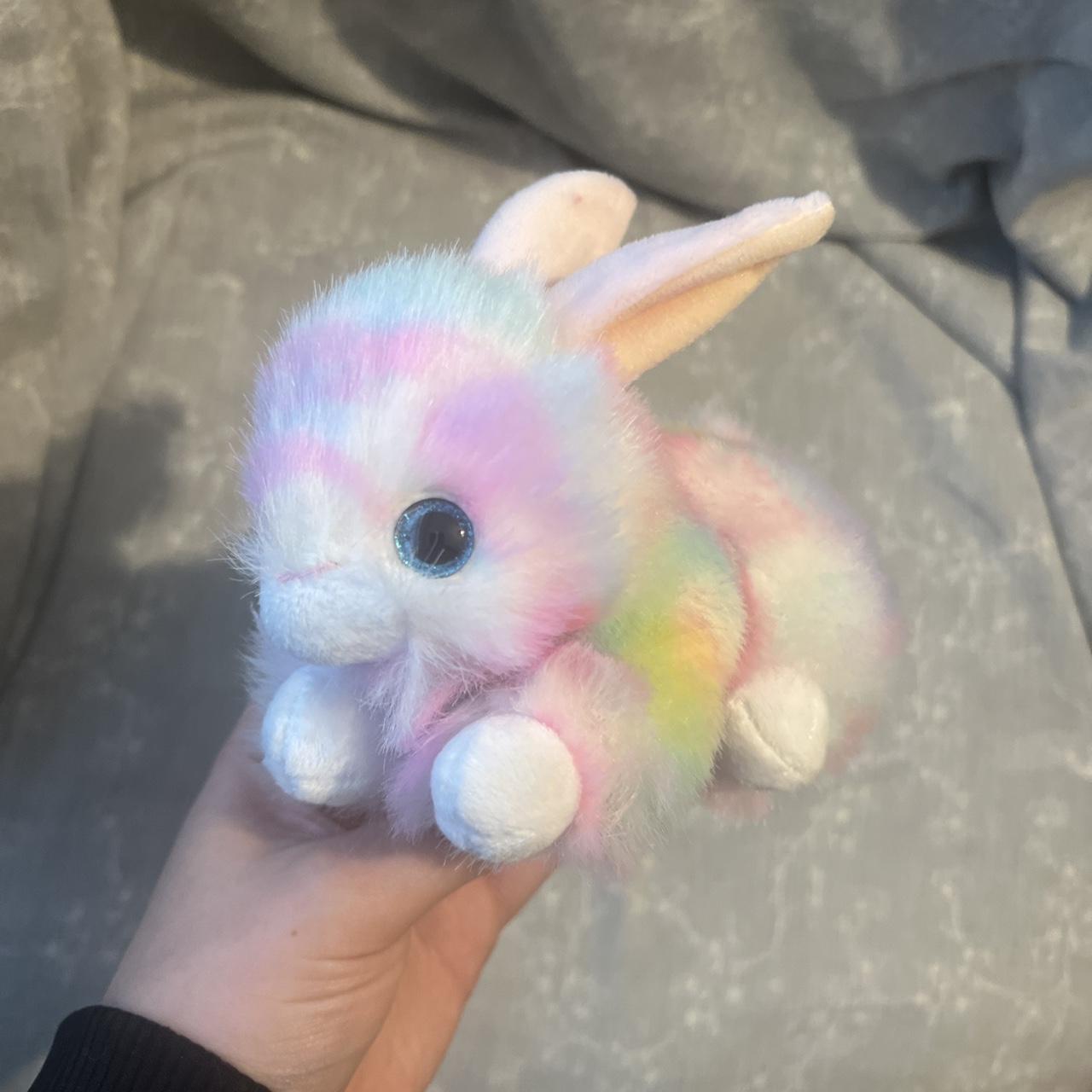 Ty sherbet bunny RARE fluffy pastel Easter