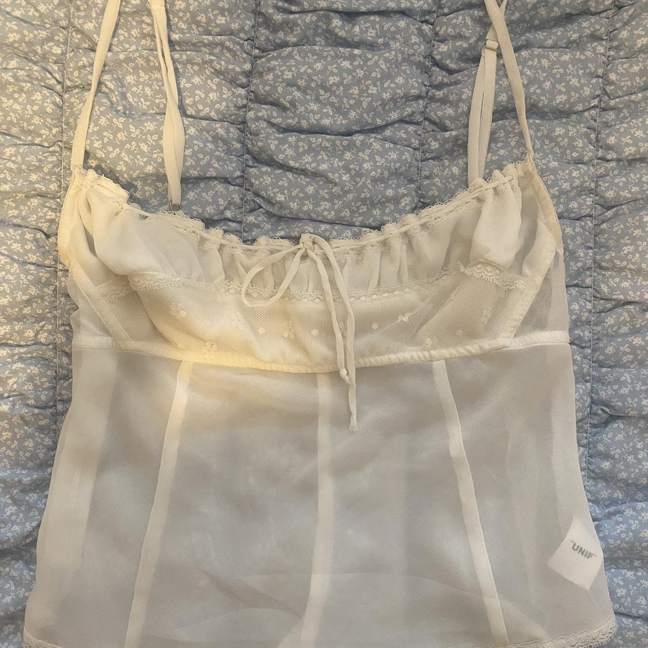 Unif lace angel top. Adorable and delicate top,... Depop