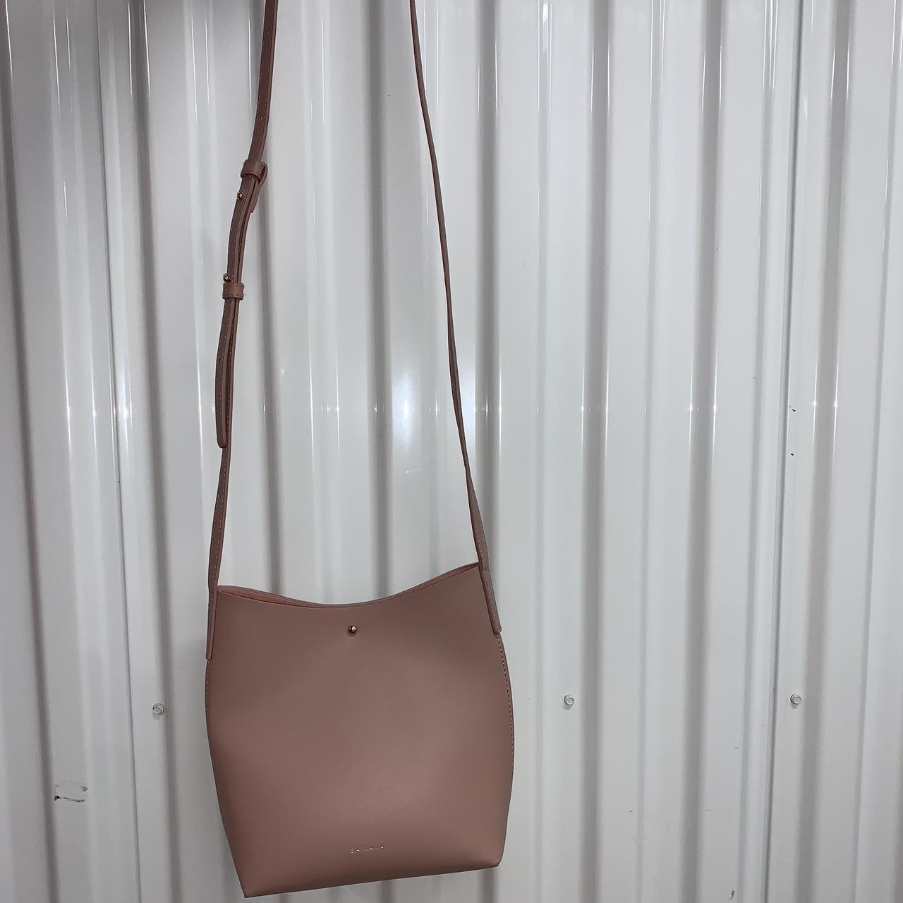 Samara Shoulder Bag Purse Crossbody Peony Pink Adjustable Strap