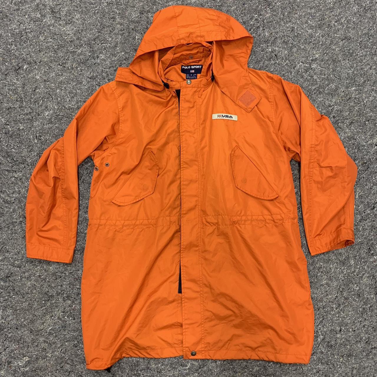 Polo sport Ralph Lauren orange windbreaker parka - Depop