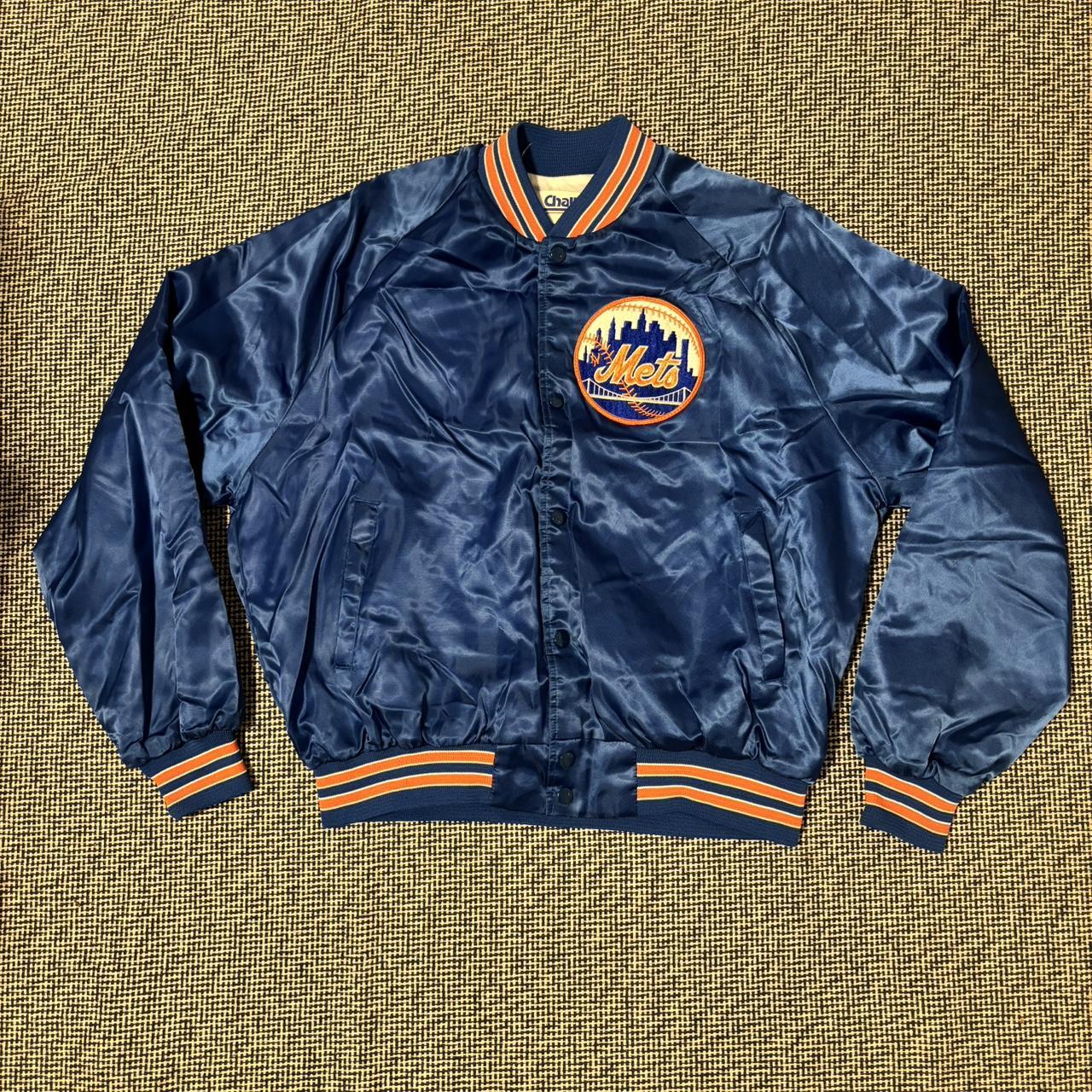 Vintage chalk line New York Mets satin jacket Size... Depop