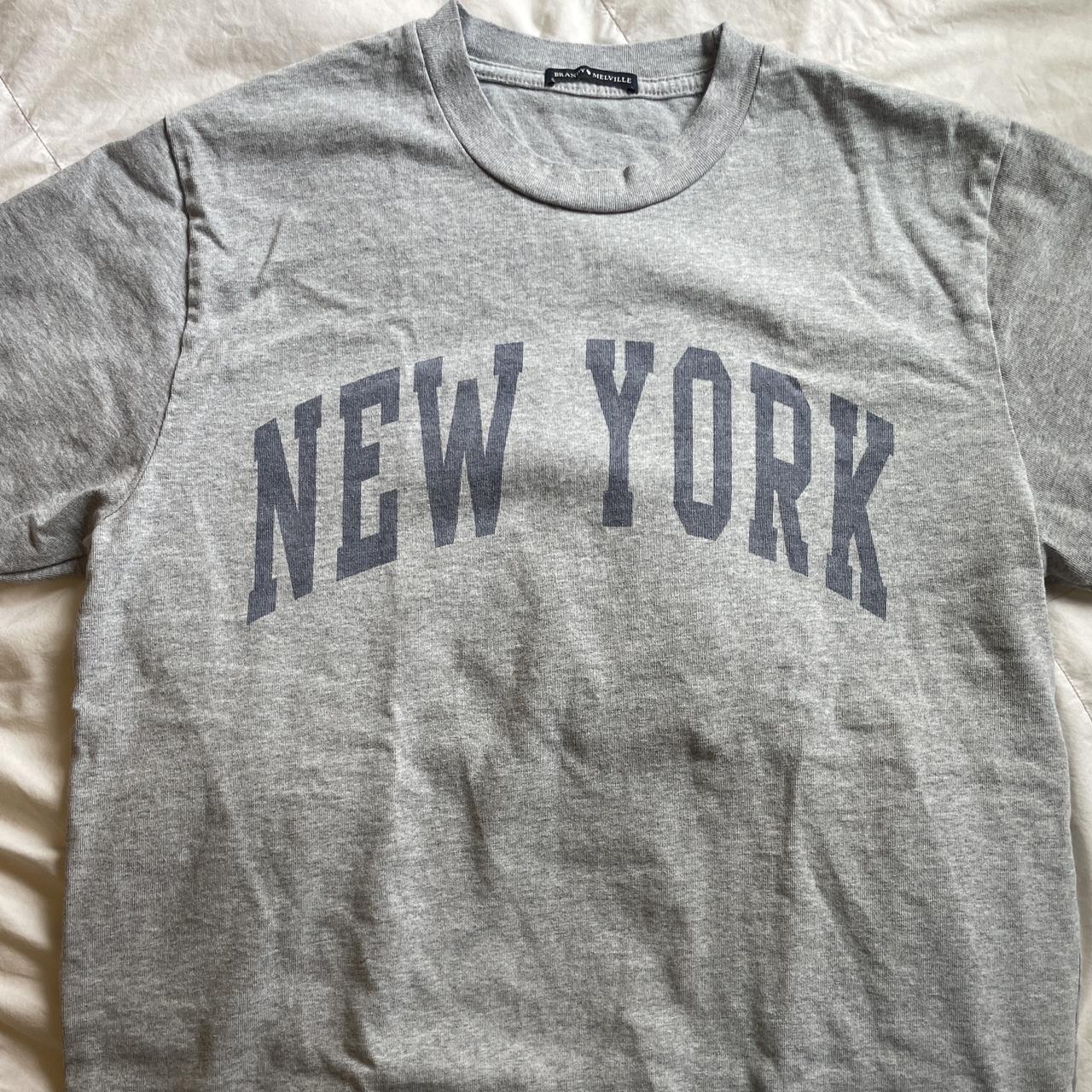 Brandy Melville Oversized NY Tshirt // super thick... - Depop