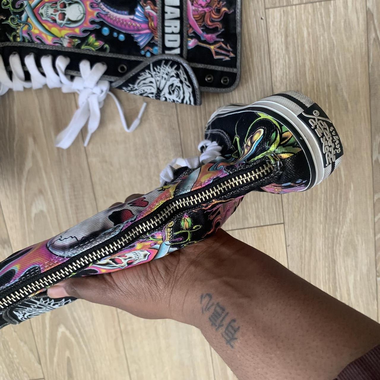 RARE Ed hardy knee high lace up sneakers 😍. Iconic | Depop