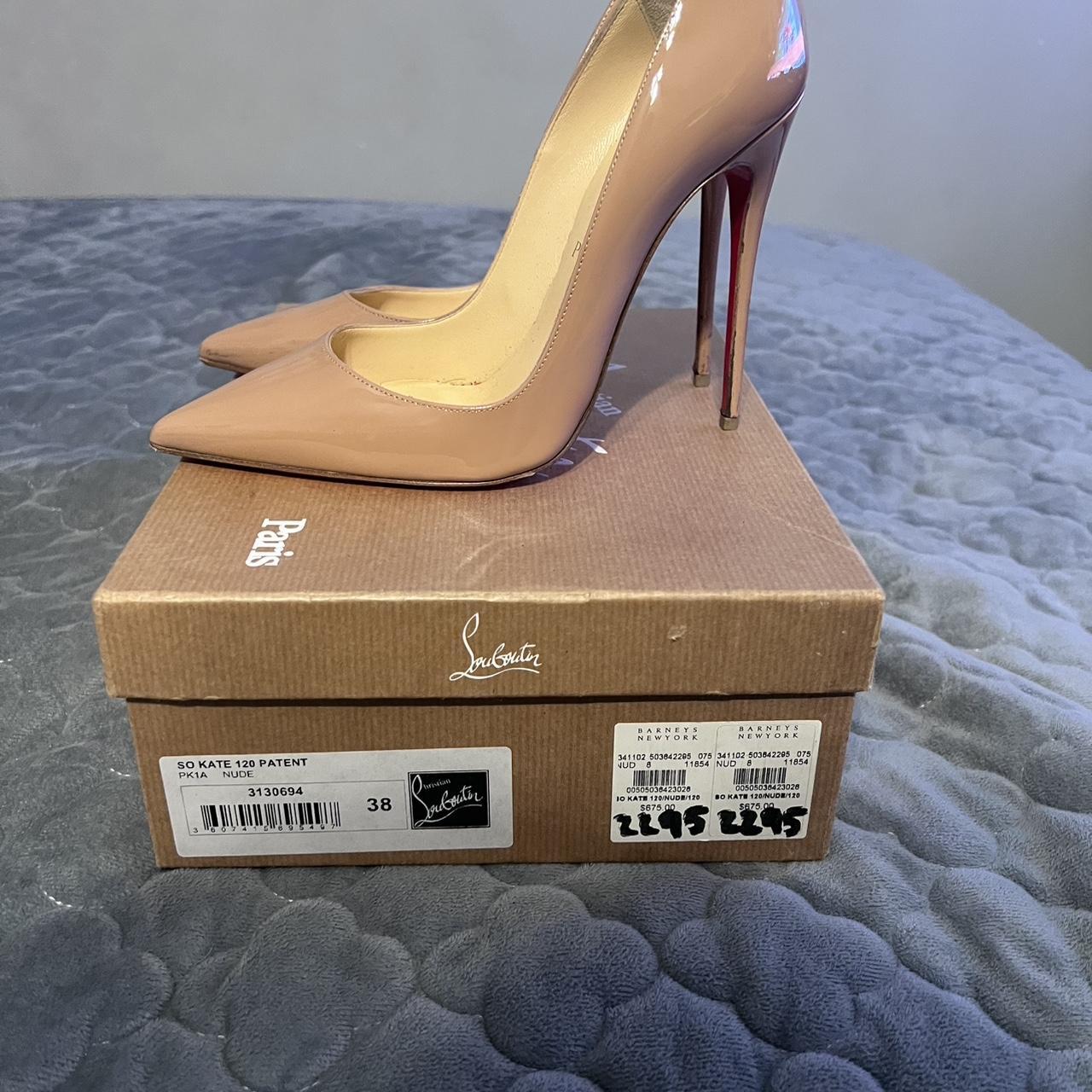 Christian Louboutin Kate 100 Patent Pump Depop