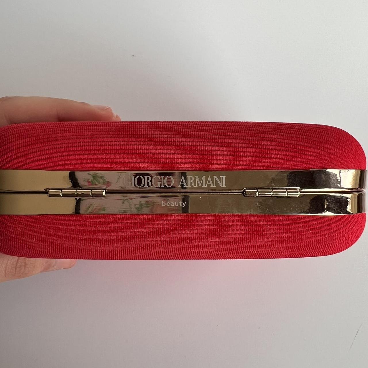 GIORGIO ARMANI hot red clutch giorgio armani Depop