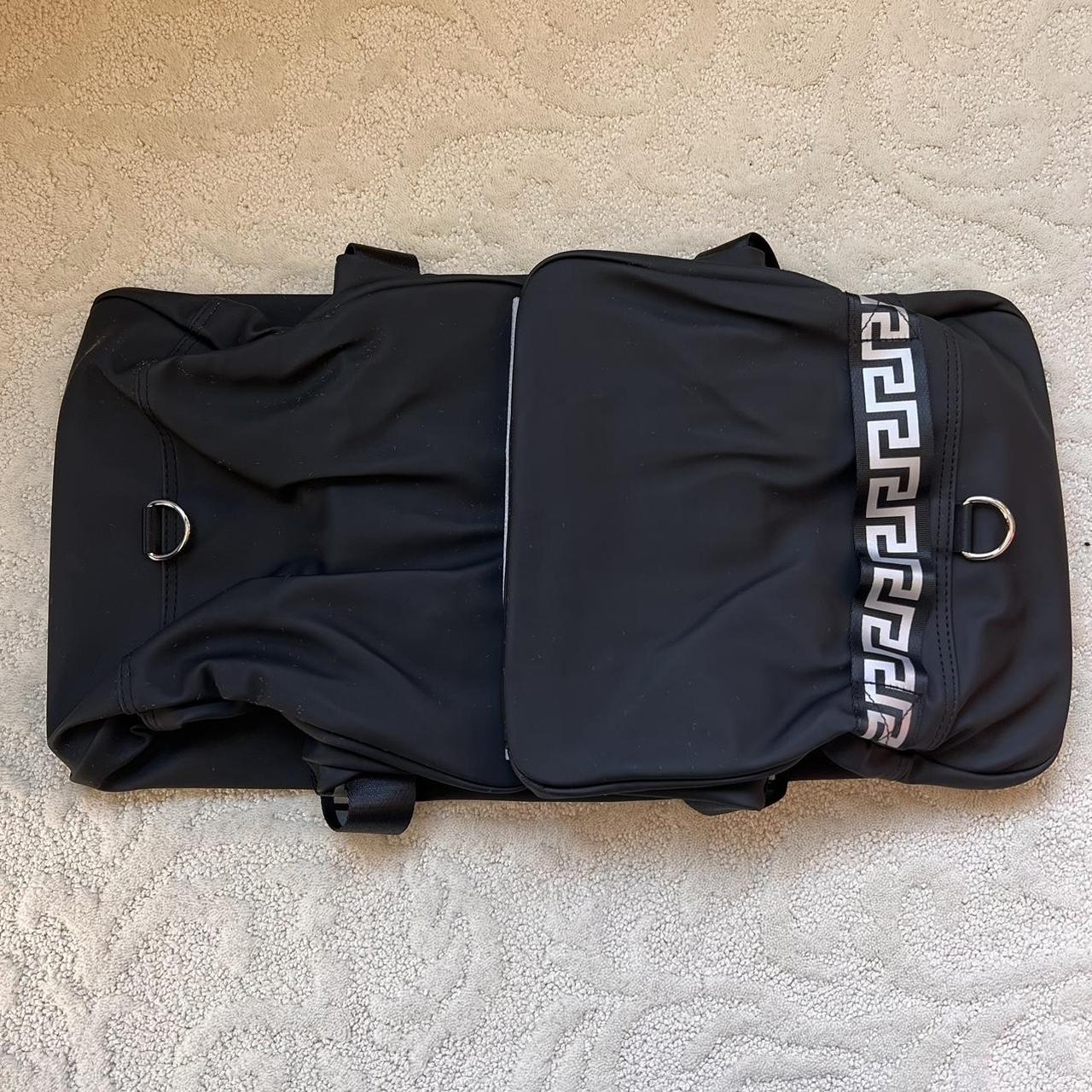 Versace Men's Black and White Bag Depop