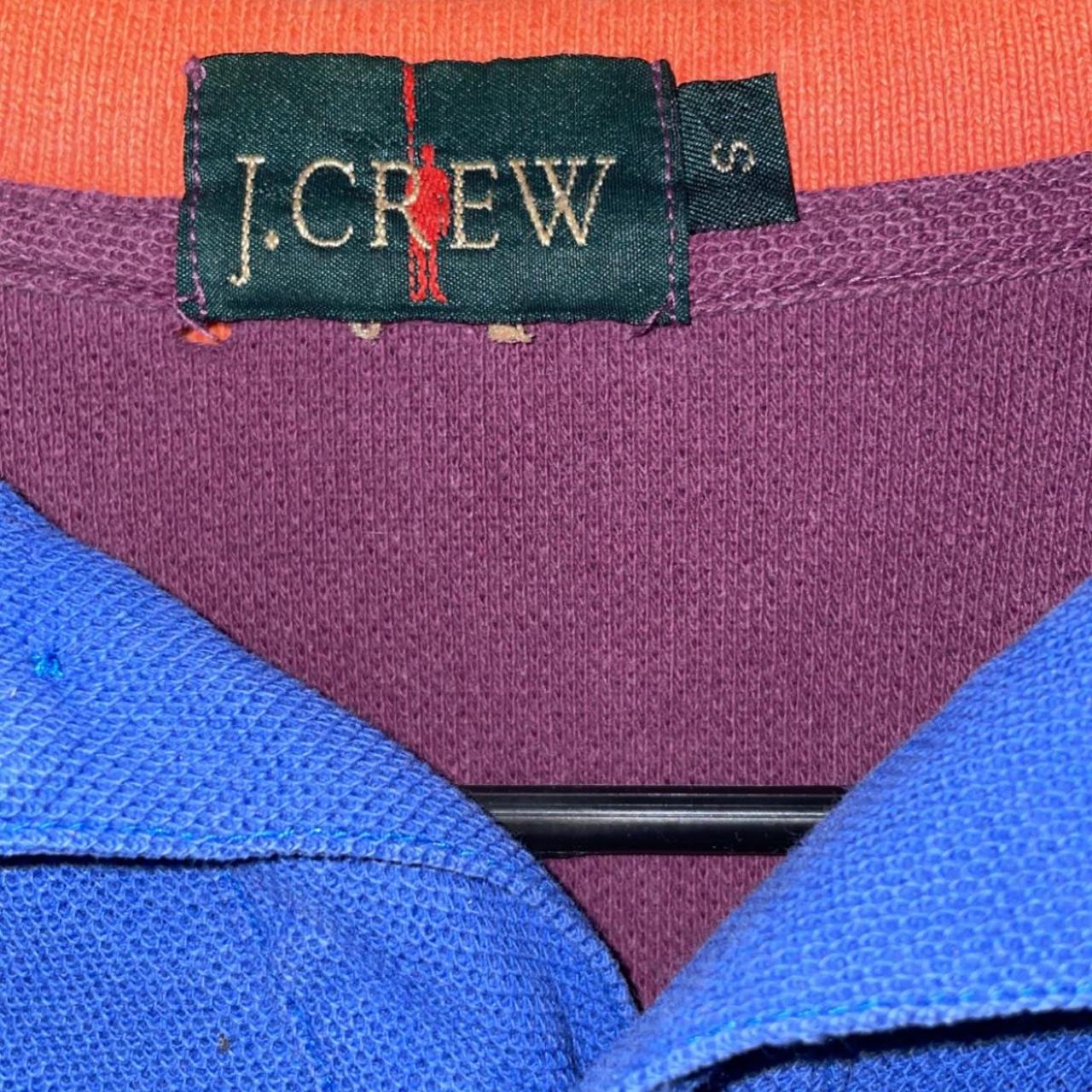 J.Crew Long Sleeve Polo Thrifted, Size Small,... Depop