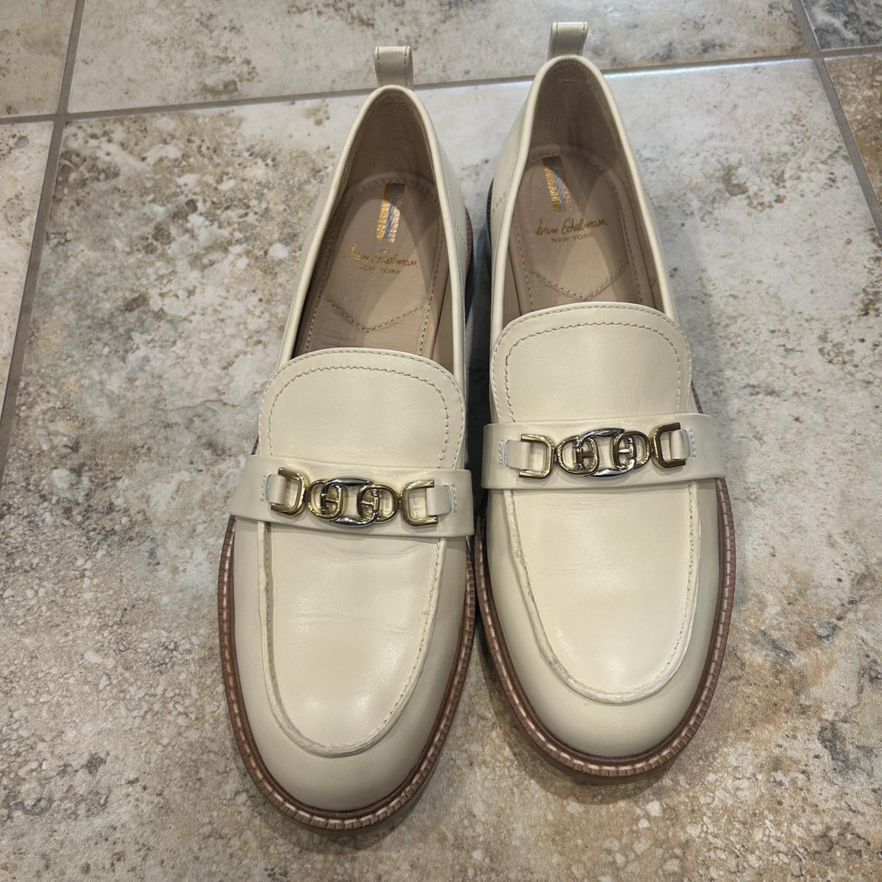 Sam edelman white on sale loafers