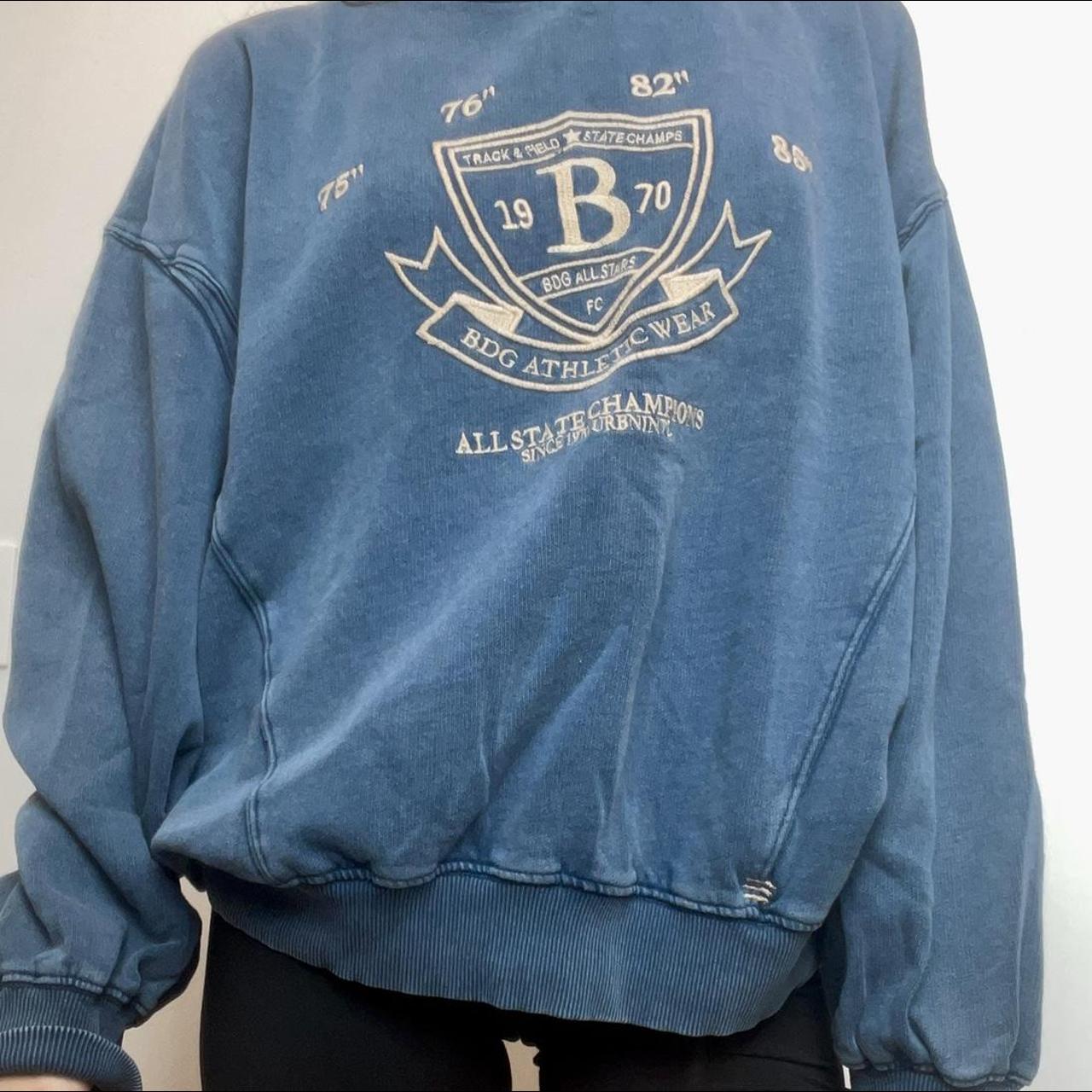 BDG Urban Outfitters Fayette College Womens Crewneck Sweatshirt - CREAM