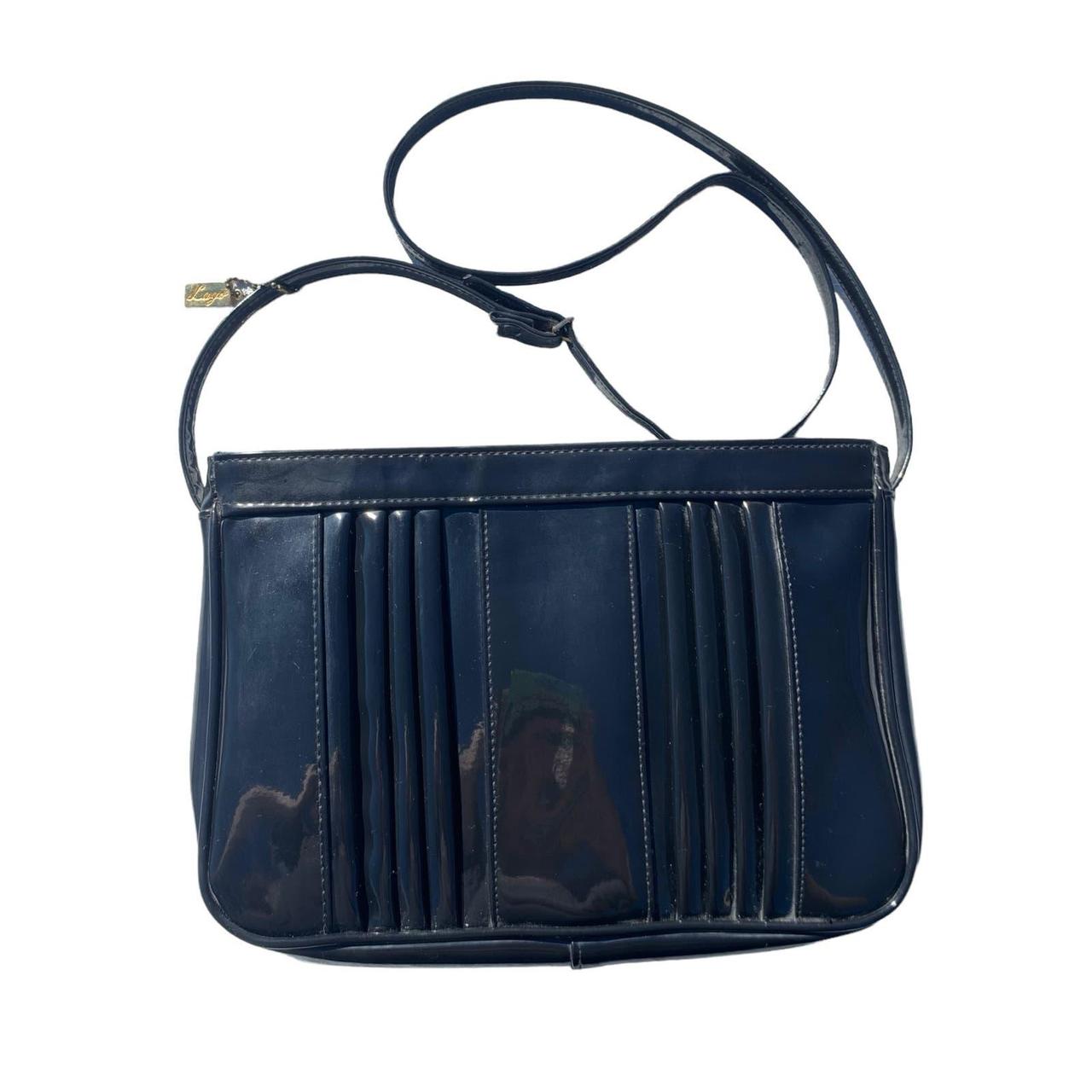 Lago Crossbody Bag Black Pleated Dual... Depop