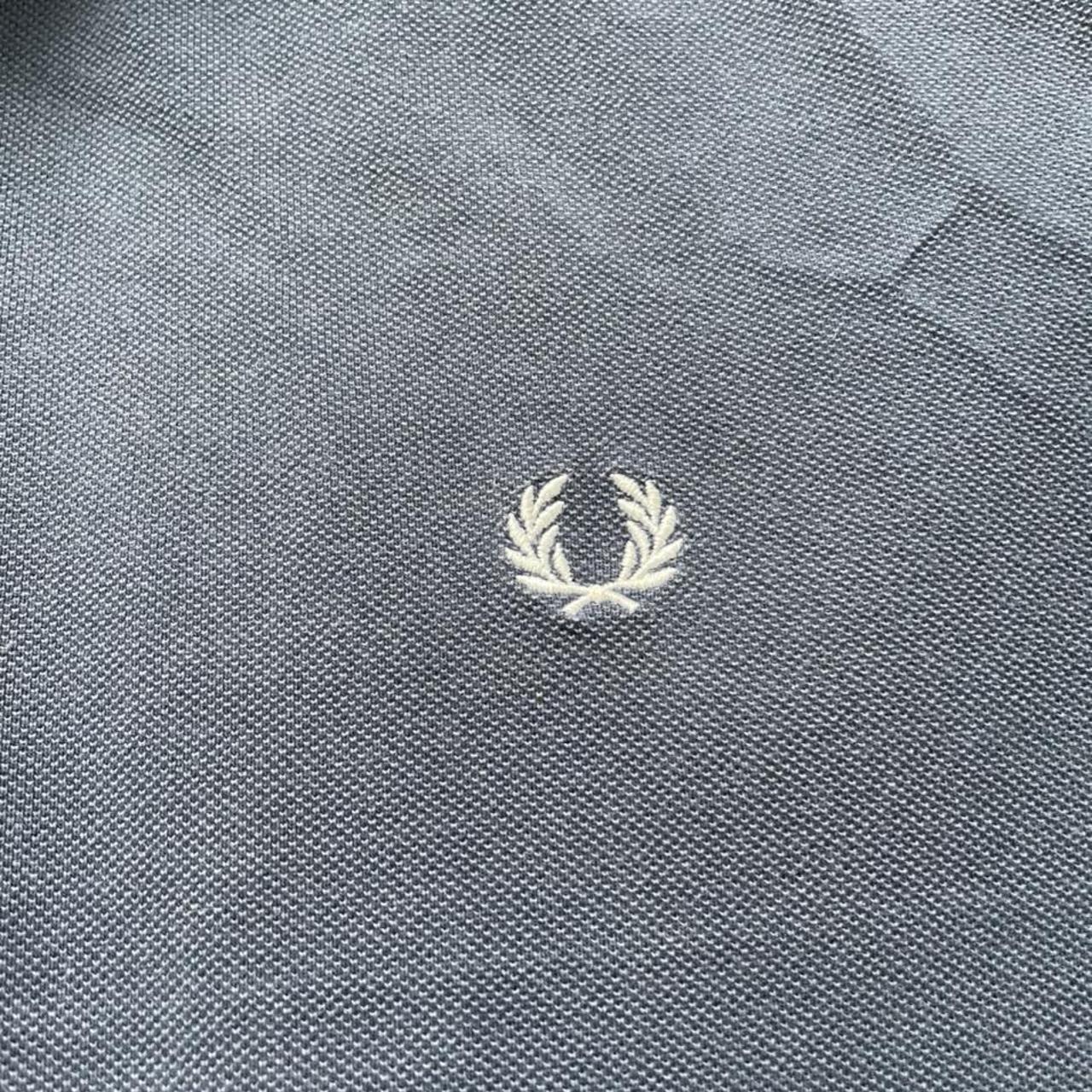 Navy/White Fred Perry polo Some minor marks XXXL but... - Depop